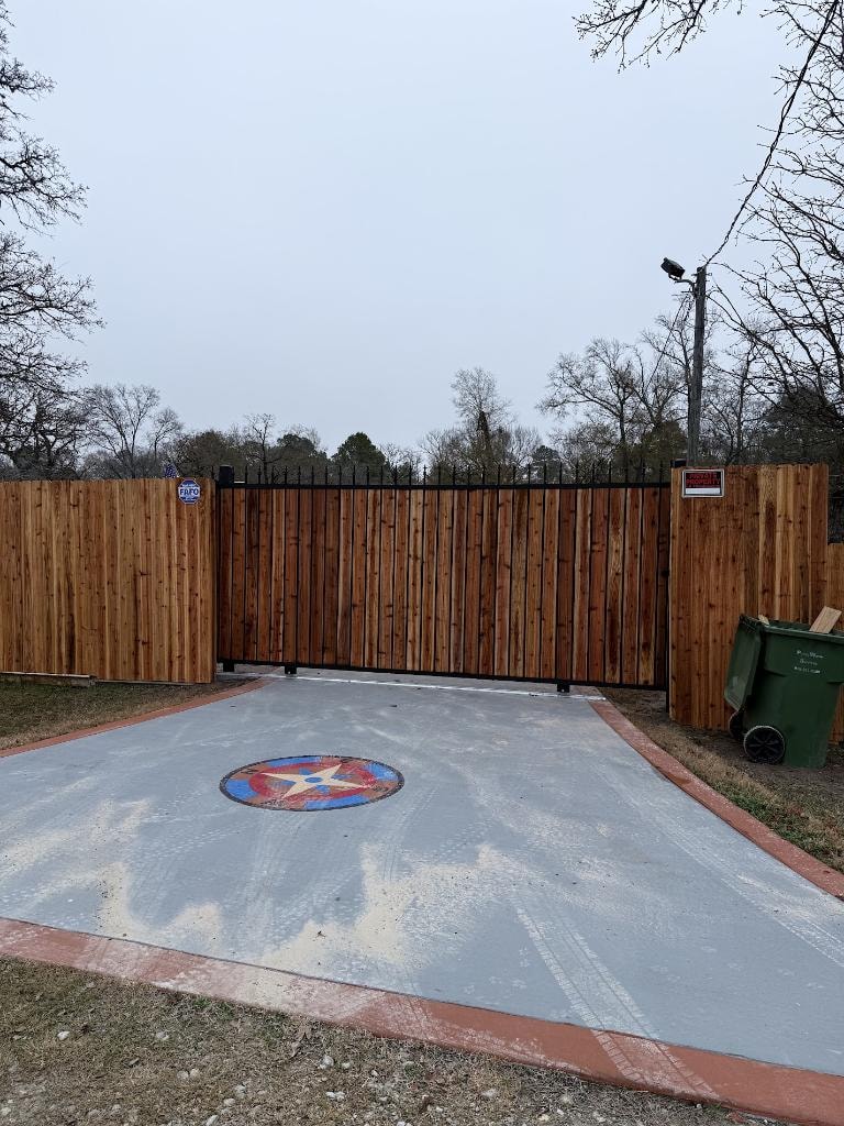 Custom gate install by Access Pro Gate Company