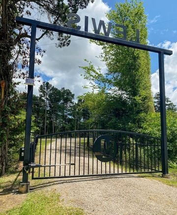 Custom driveway gate installed by Access Pro Gate Company